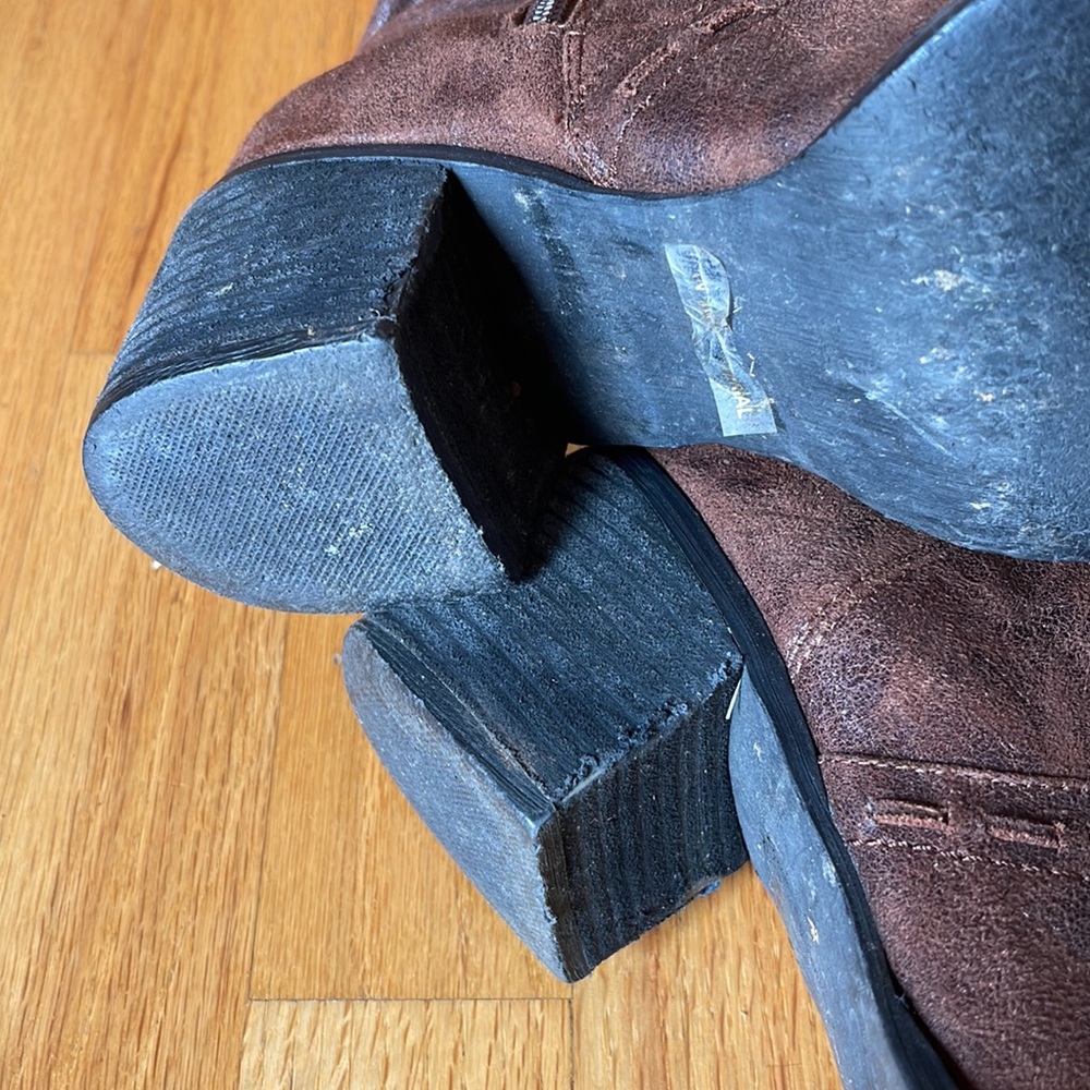 Knee high buckle boots - Picture 7 of 16